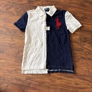 Polo Ralph Lauren Big Pony Polo Shirt Youth 8 Navy/white/red